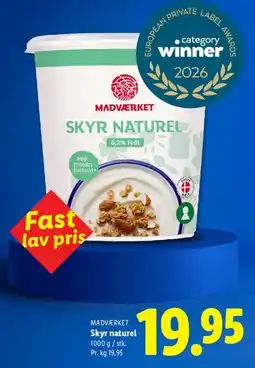 Lidl Skyr naturel tilbud
