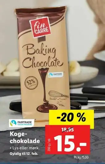 Let-Køb Koge- chokolade tilbud