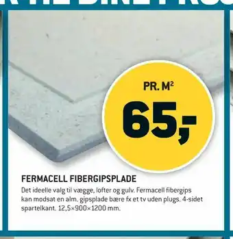 XL-BYG Fermacell fibergipsplade tilbud