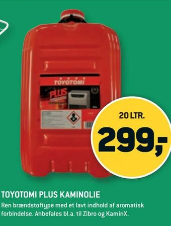 XL-BYG Toyotomi plus kaminolie tilbud