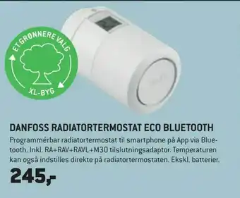 XL-BYG Danfoss radiatortermostat eco bluetooth tilbud