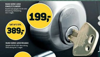 XL-BYG Ruko serie 1200 enkeltcylinder tilbud