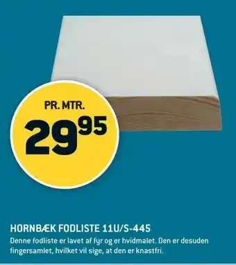 XL-BYG Hornbæk fodliste 11u/s-445 tilbud
