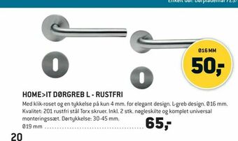 XL-BYG Home>it dørgreb l - rustfri tilbud