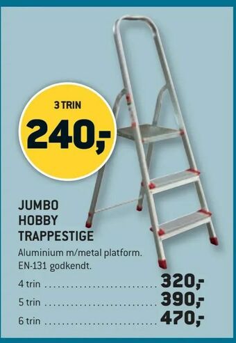 XL-BYG Jumbo hobby trappestige tilbud