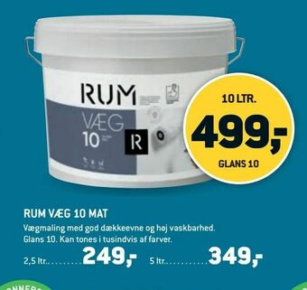 XL-BYG Rum væg 10 mat tilbud