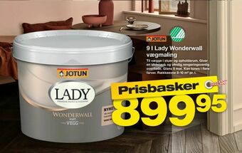 Bauhaus 9 l Lady Wonderwall vægmaling tilbud