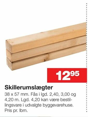 Bauhaus Skillerumslægter tilbud