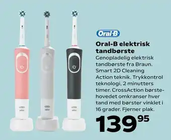 Kvickly Oral-B elektrisk tandbørste tilbud