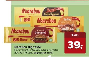 Kvickly Marabou Big taste tilbud