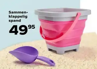 Kvickly Sammenklappelig spand tilbud