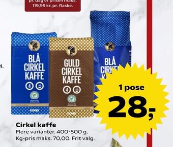 Kvickly Cirkel kaffe tilbud