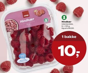 Kvickly Hindbær tilbud