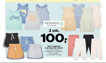 Kvickly Kjole, leggings, tank top eller shorts tilbud