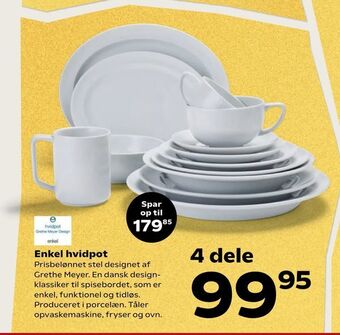 Kvickly Enkel hvidpot tilbud
