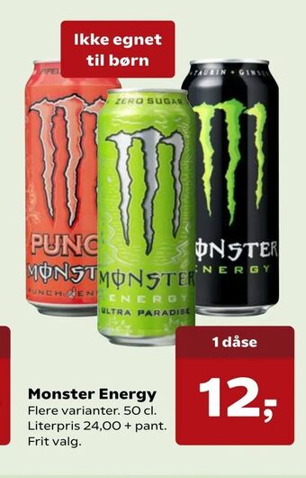Kvickly Monster Energy tilbud