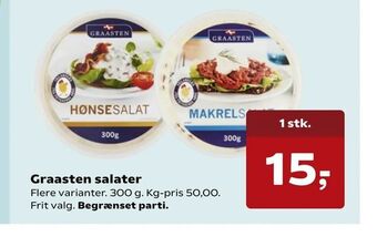 Kvickly Graasten salater tilbud