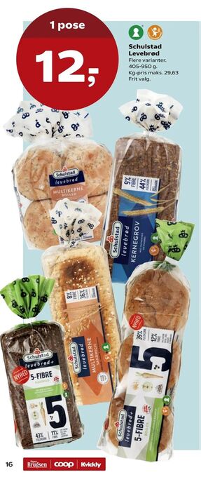 Kvickly Schulstad Levebrød tilbud