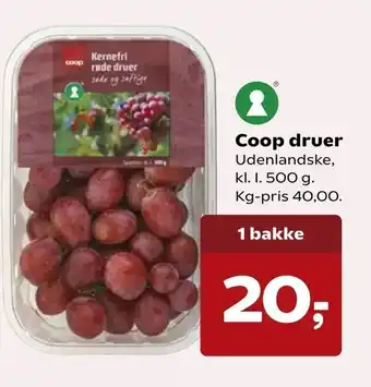Kvickly Coop druer tilbud