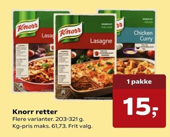 Kvickly Knorr retter tilbud