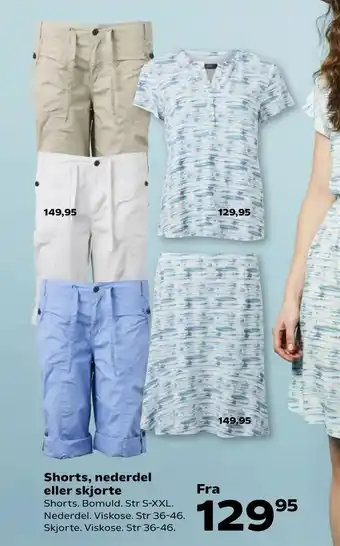 Kvickly Shorts, nederdel eller skjorte tilbud