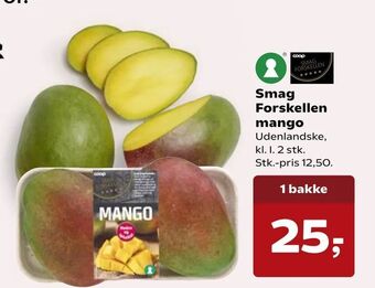 Kvickly Smag Forskellen mango tilbud
