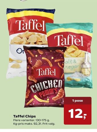 Kvickly Taffel Chips tilbud