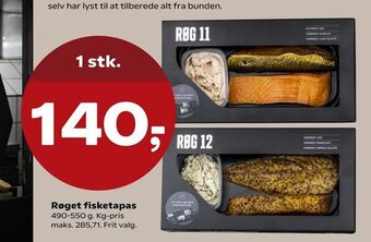 Røget fisketapas
