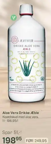 Helsam Aloe Vera Drikke Æble tilbud