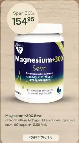 Helsam Magnesium+300 Søvn tilbud