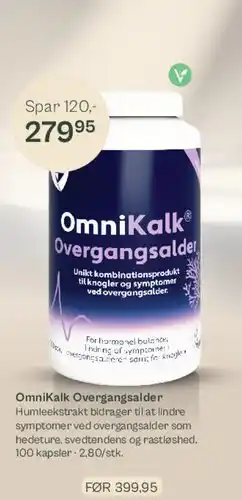 Helsam OmniKalk Overgangsalder tilbud