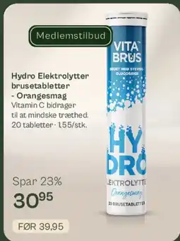 Helsam Hydro Elektrolytter brusetabletter - Orangesmag tilbud