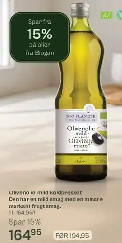 Helsam Olivenolie mild koldpresset tilbud