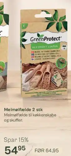 Helsam Melmelfælde 2 stk tilbud