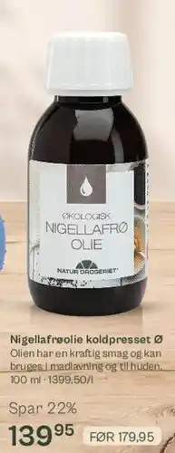 Helsam Nigellafrø koldpresset olie tilbud