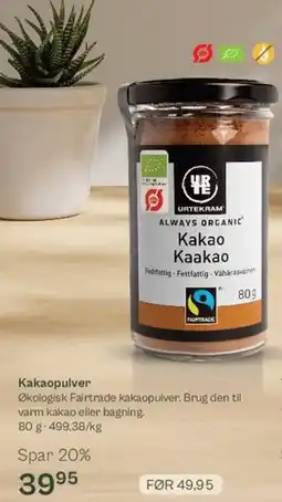 Helsam Kakaopulver tilbud