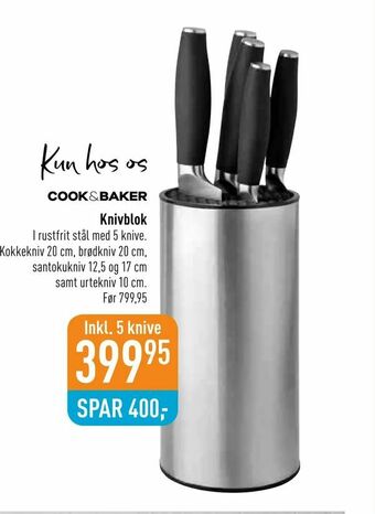 Imerco Knivblok tilbud