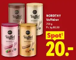 Lidl NORDTHY Vaffelrør tilbud