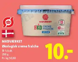 Lidl Økologisk creme fraiche tilbud