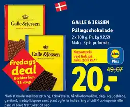 Lidl Galle & Jessen Pålægschokolade tilbud