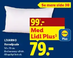 Lidl LIVARNO Hovedpude tilbud