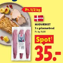 Lidl 3 x grisemørbrad tilbud