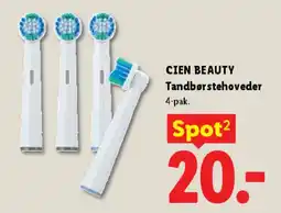 Lidl CIEN BEAUTY Tandbørstehoveder, 4-pak tilbud