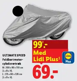Lidl Foldbart motorcykelovertræk tilbud
