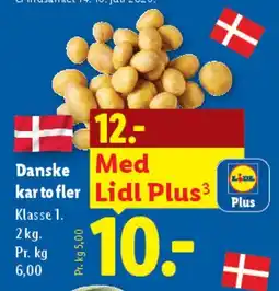 Lidl Danske kartofler (2 kg) tilbud