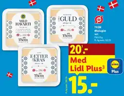 Lidl Them Økologisk ost tilbud