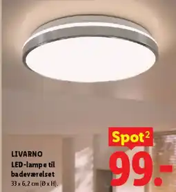 Lidl LIVARNO LED-lampe til badeværelset tilbud