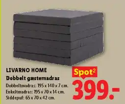 Lidl LIVARNO HOME Dobbelt gæstemadras tilbud