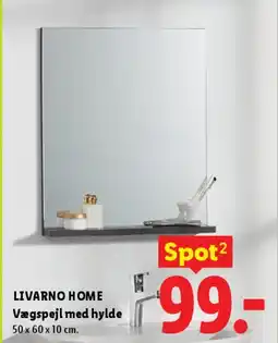 Lidl Vægspejl med hylde tilbud