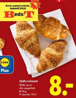 Lidl Fyldt croissant tilbud